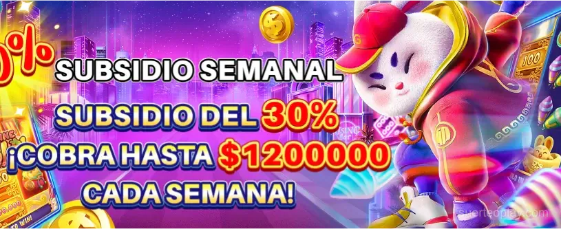 Banner promocional de Suerteo - Jackpot máximo